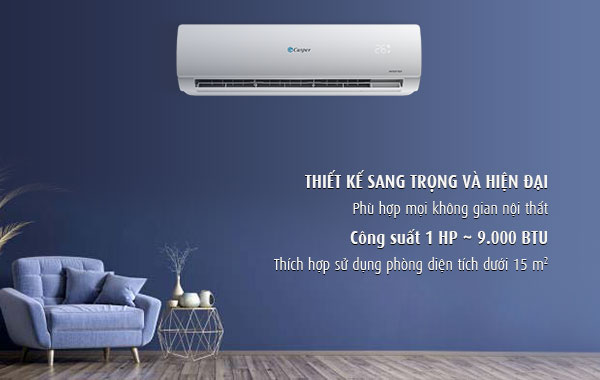 Máy lạnh Casper Inverter 1 HP MC-09IS33 - Thiết kế nguyên khối, cống suất 1 HP